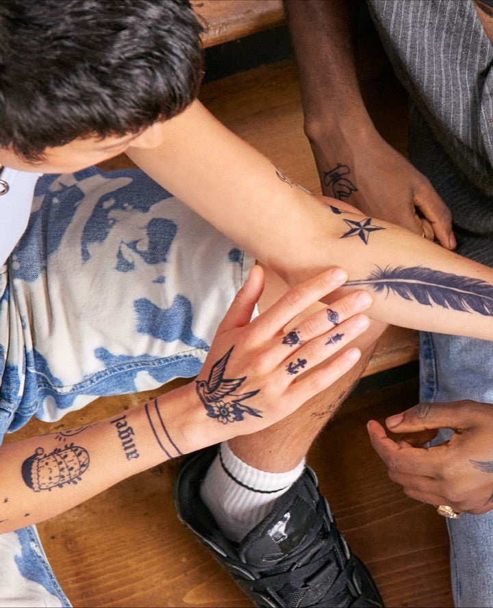 Genesis Code|Waterproof Temporary Tattoos with Plant Extracts