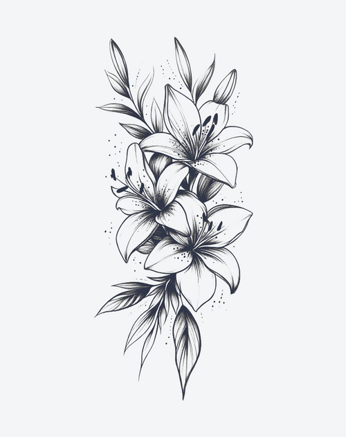 Blüten und Blätter