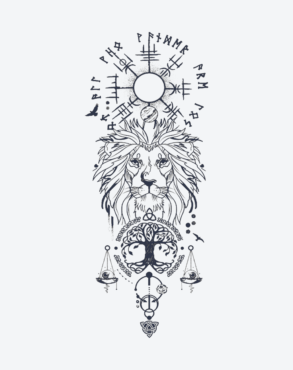 Lion and the VIJIN Symbol