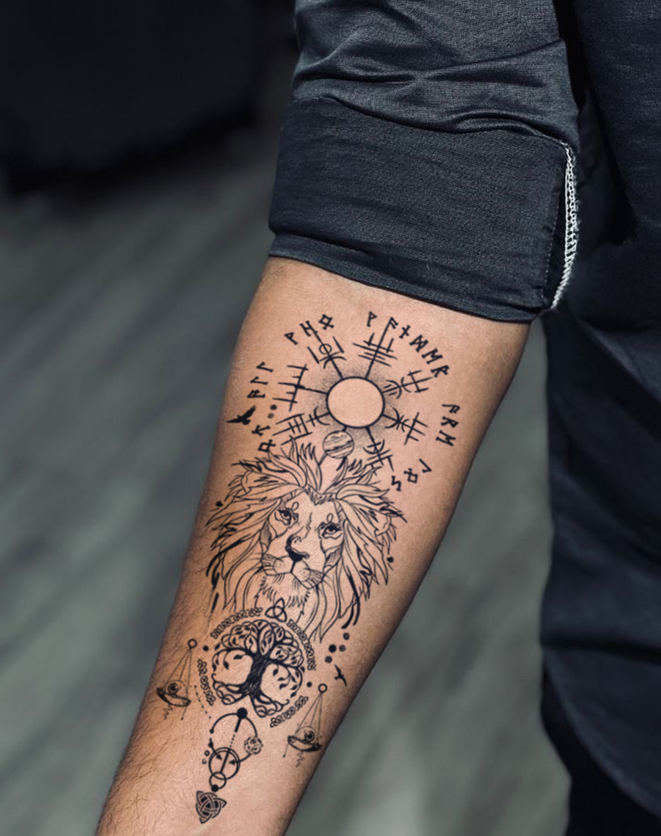 Lion and the VIJIN Symbol