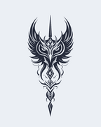 The Aegis Owl Temporary Tattoo - Protection Art