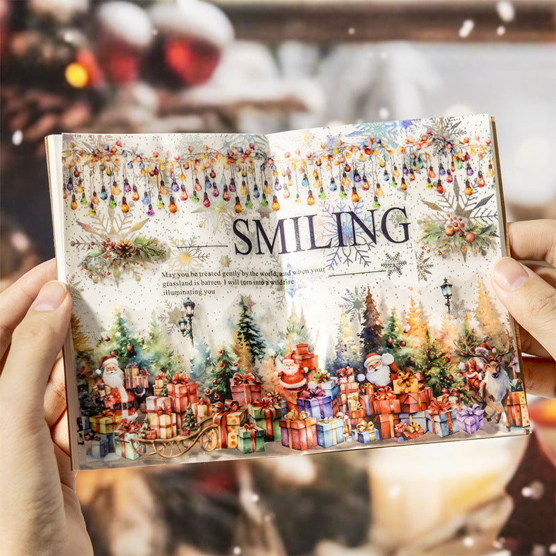 Enchanted Christmas Greeting Sticker