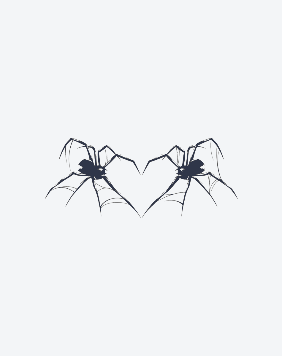 Web of Love Temporary Tattoos – Romantic & Whimsical