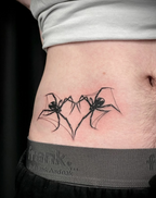 Web of Love Tattoo Stickers for Elegant Love Style