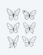 Butterfly Flight Temporary Tattoos – Graceful & Fun
