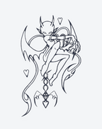 Mischievous Muse Temporary Tattoos – Playful Style