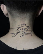 In God's Hands Tattoo Stickers for Inspirational Style