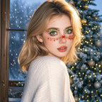 Holiday Glam Face Stickers
