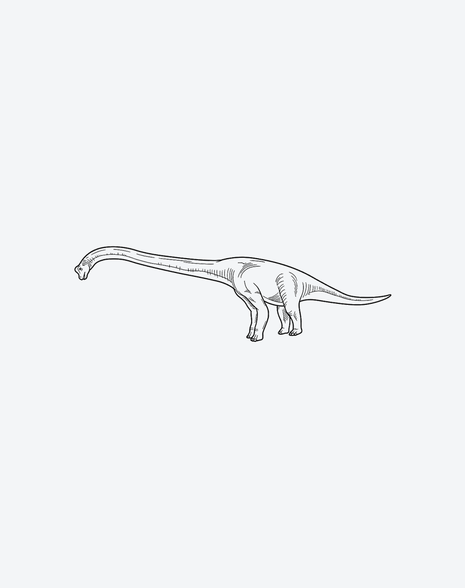 The Paleo-Etch Brachiosaur