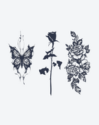 Dark Butterfly & Rose