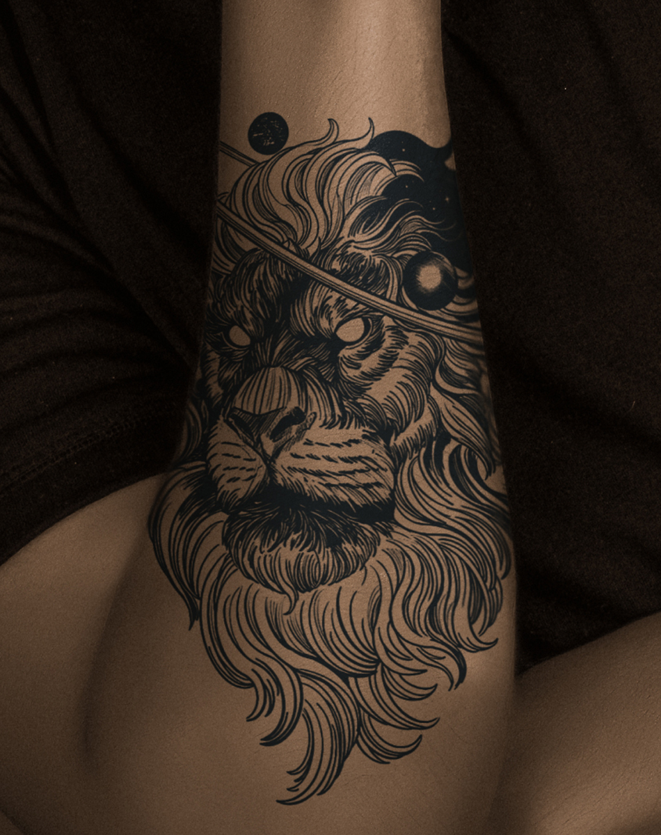 The Cosmic King Lion