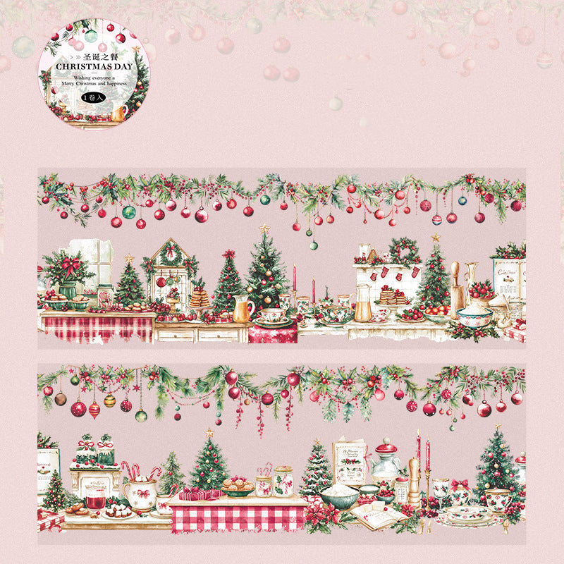 Enchanted Christmas Greeting Sticker