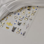 Egyptian Glam Cat Nail Stickers