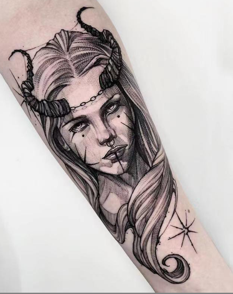 Goddess of the Horns