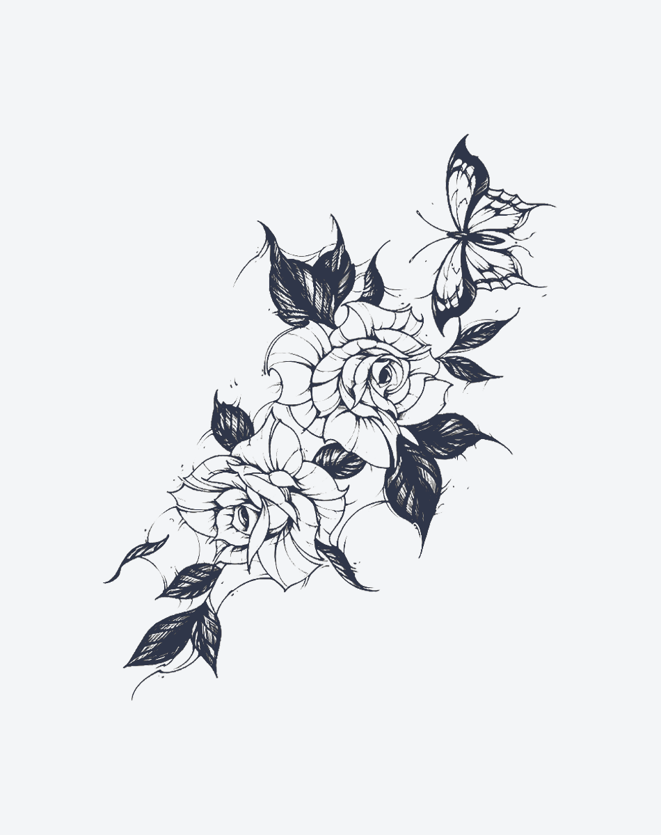 Blumen- und Schmetterlingsliebe