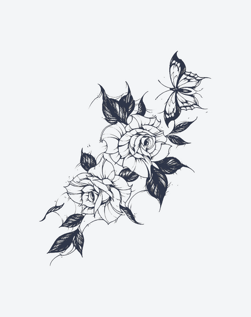 Blumen- und Schmetterlingsliebe
