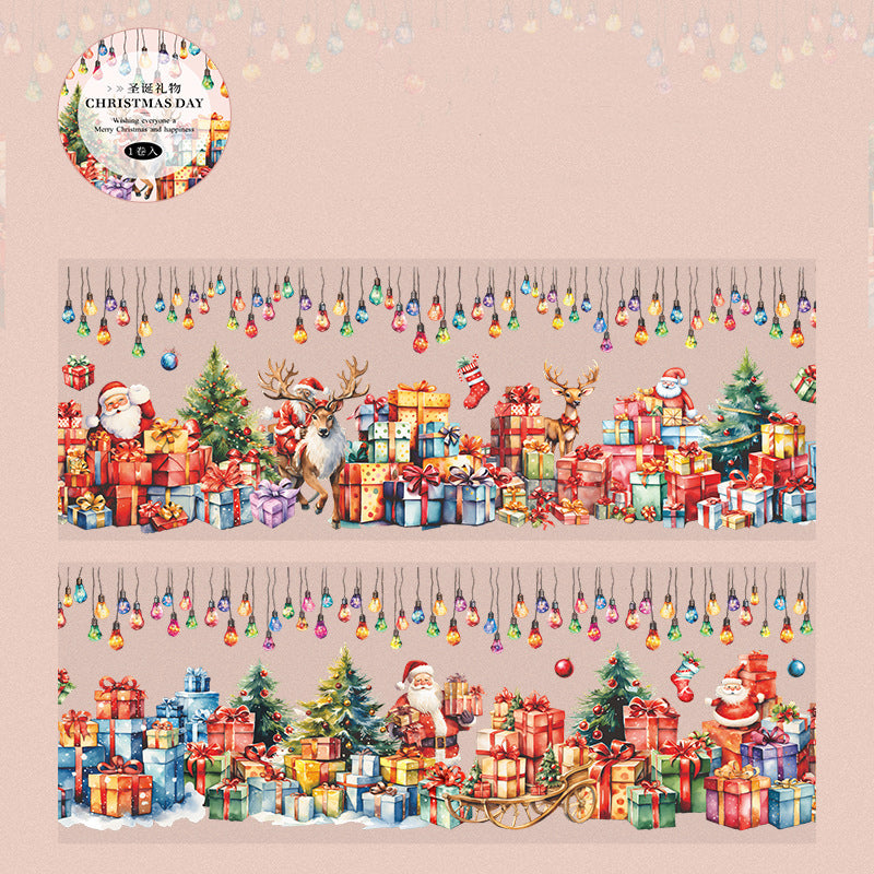 Enchanted Christmas Greeting Sticker