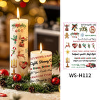 Christmas Candle Magic Decals