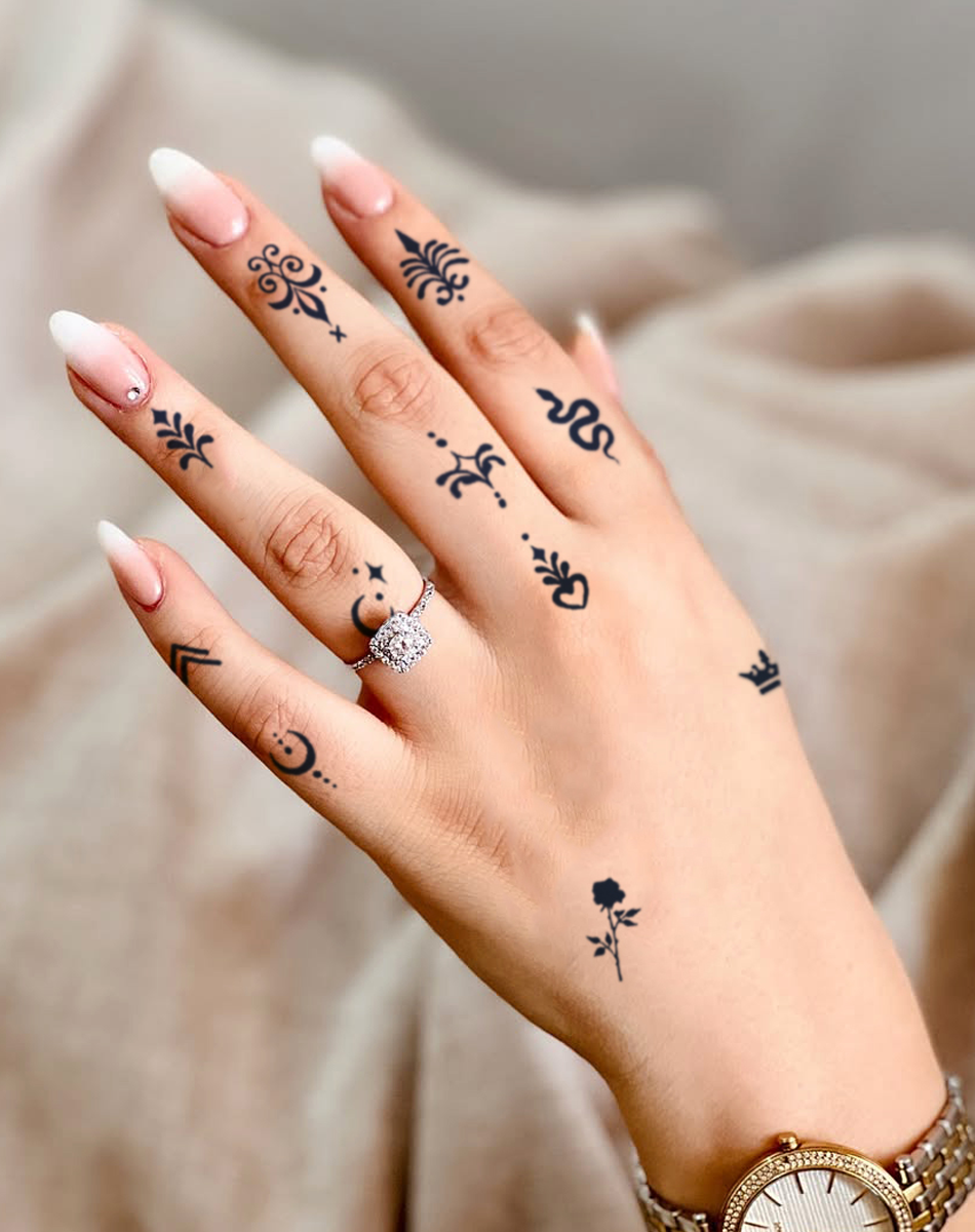 Henna Finger Tattoo (6)