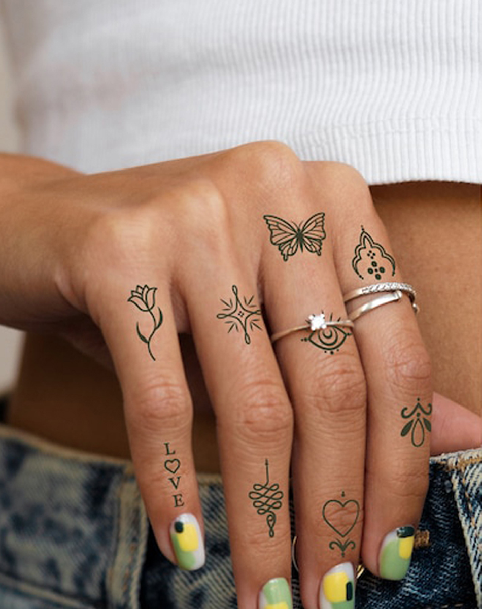 Henna Finger Tattoo (10)