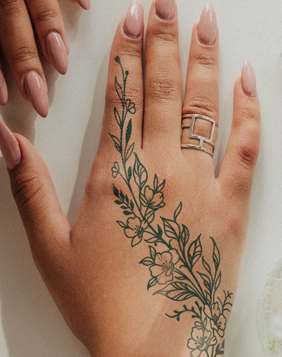 Feather of Faith & Floral Vine