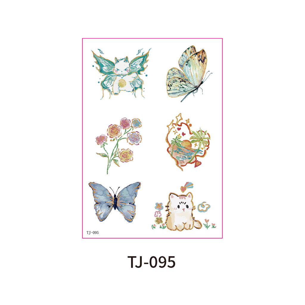 Fairy Butterfly Fantasy Candle Decals