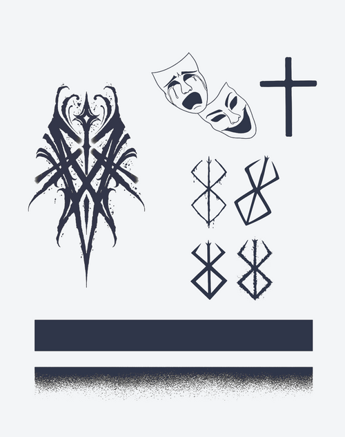 Dark & Edgy Expressive（4 pieces）