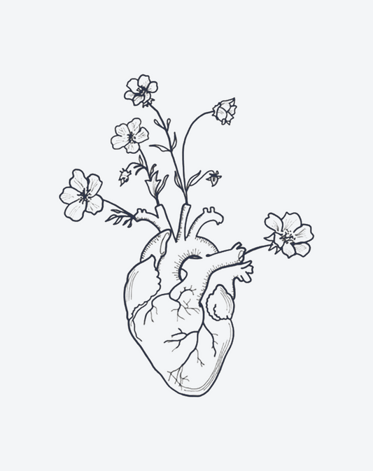 Heart flower