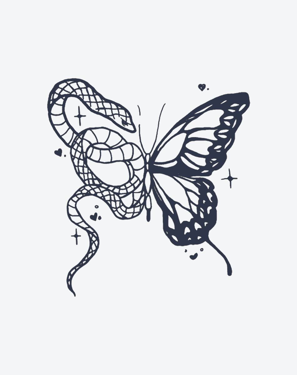 Serpentine butterfly