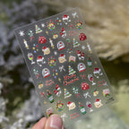 Christmas Dreamy Snow Globe Nail Decals