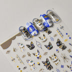 Egyptian Glam Cat Nail Stickers