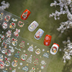 Christmas Dreamy Snow Globe Nail Decals