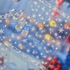 Golden Snow Light Luxury Nail Decals