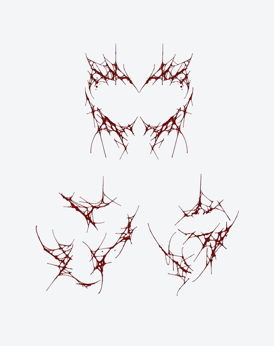 Crimson Face Webs