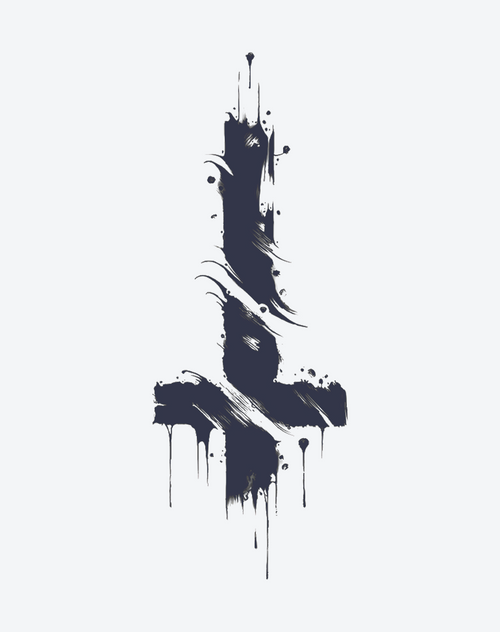Tintenfall-Kreuz