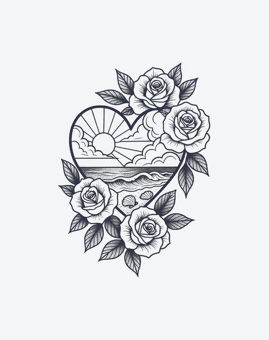 Ocean Heart Bloom