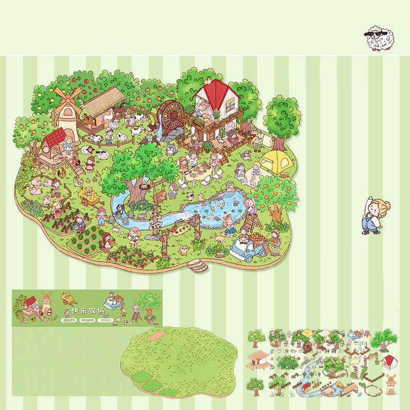 Cute Worlds Adventure Sticker Series