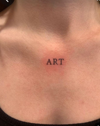 The English letter "ART"