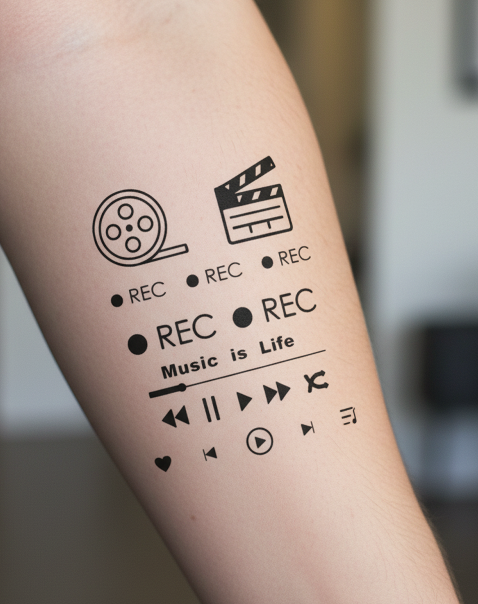 Icons related to music