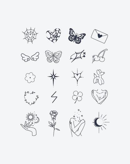 Finger tattoos - Expressive Elements