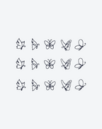 Small butterfly icon