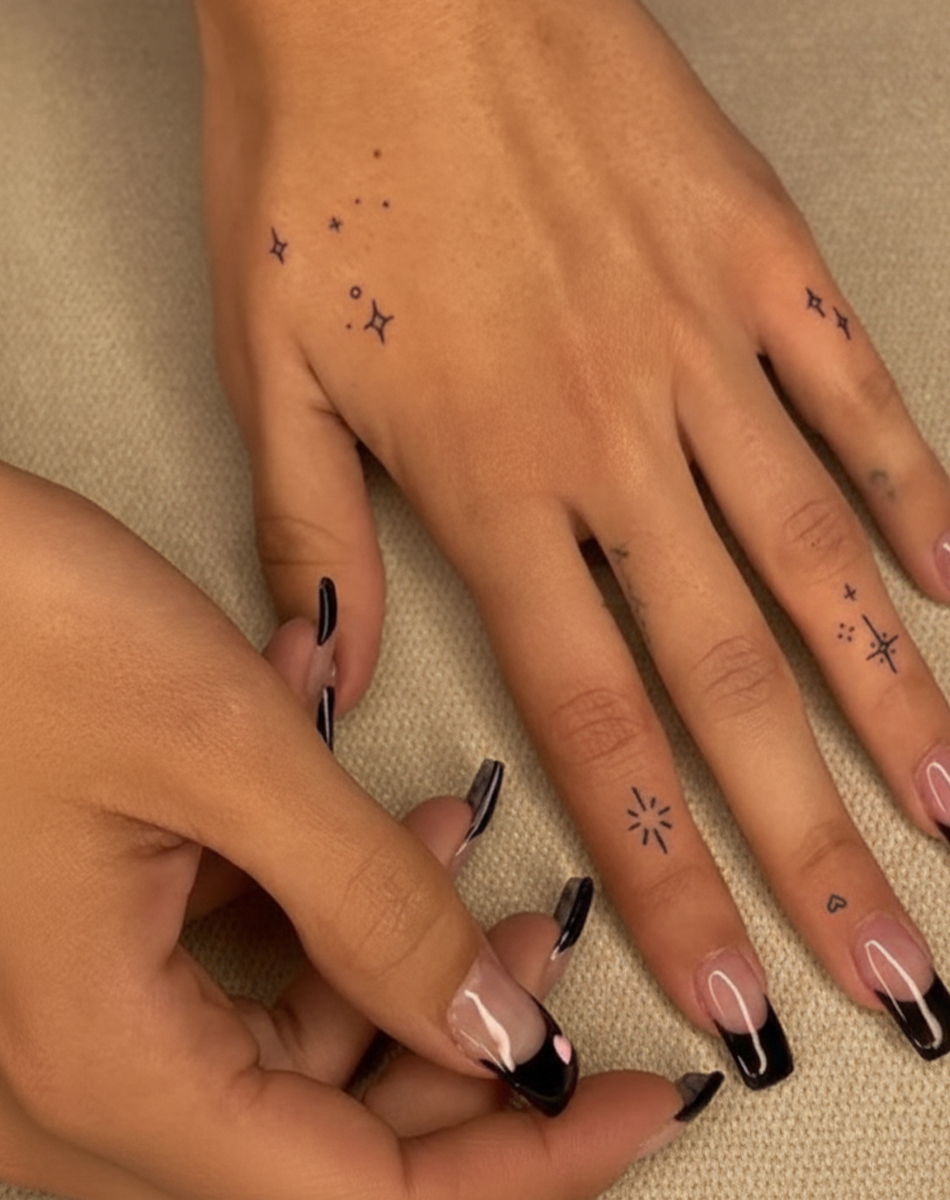 Fingertattoo - Stern