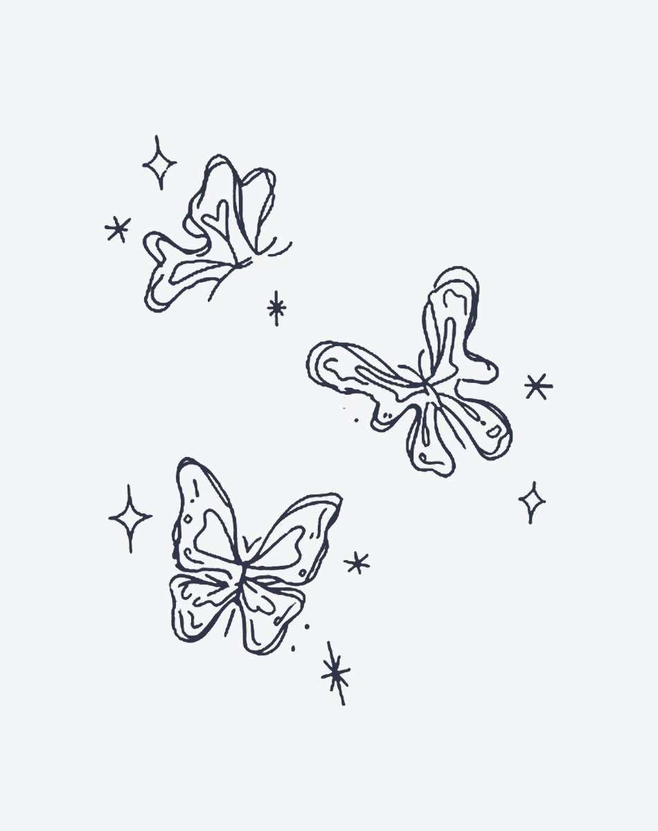 Abstract Butterflies