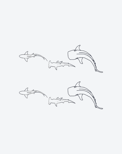 Shark Silhouettes