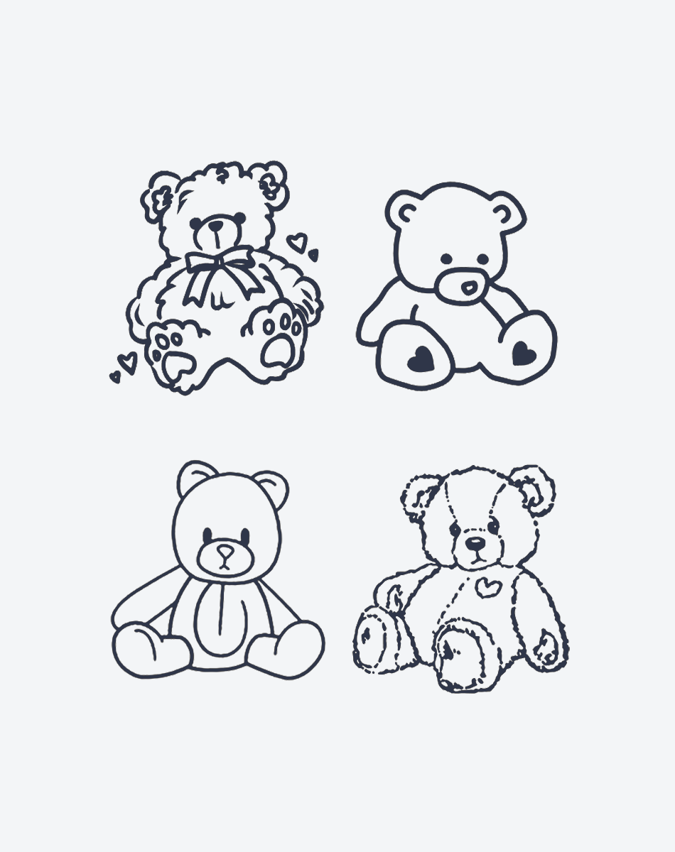 Süßer kleiner Bär