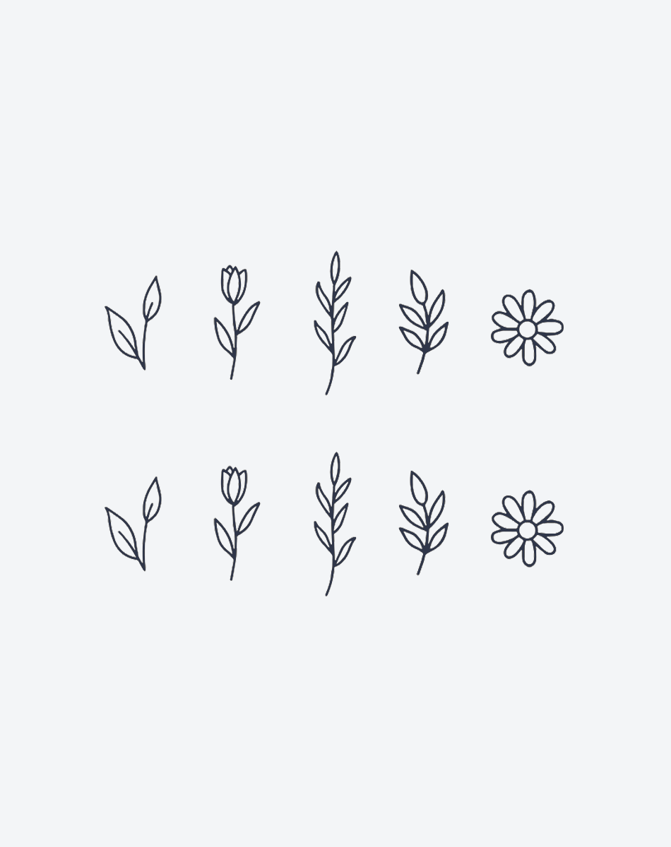 Flowers and Leaves