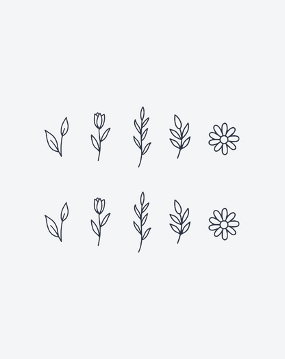Flowers and Leaves