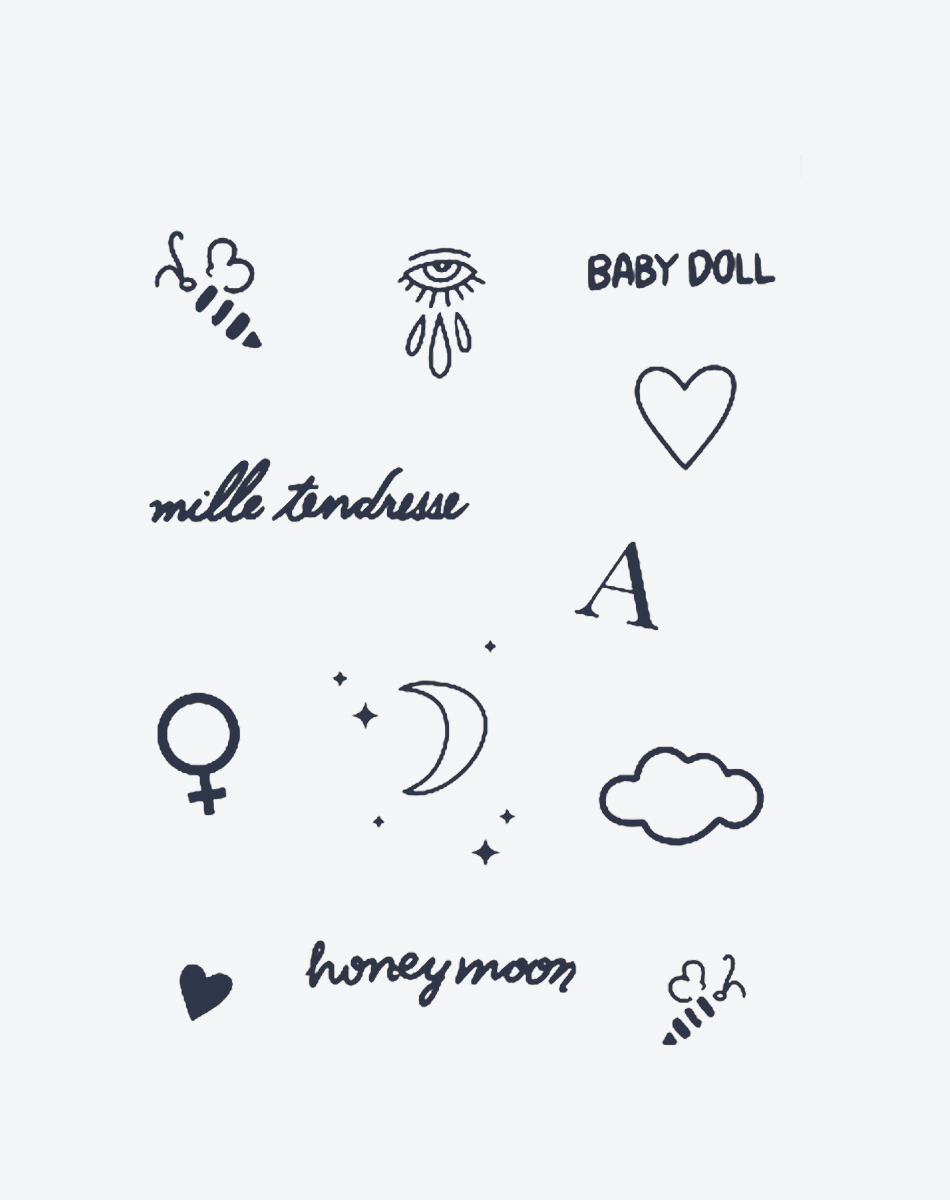 Finger tattoos-Sweet Somethings