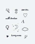 Finger tattoos-Sweet Somethings