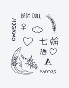 Finger tattoos-Celestial & Sweet